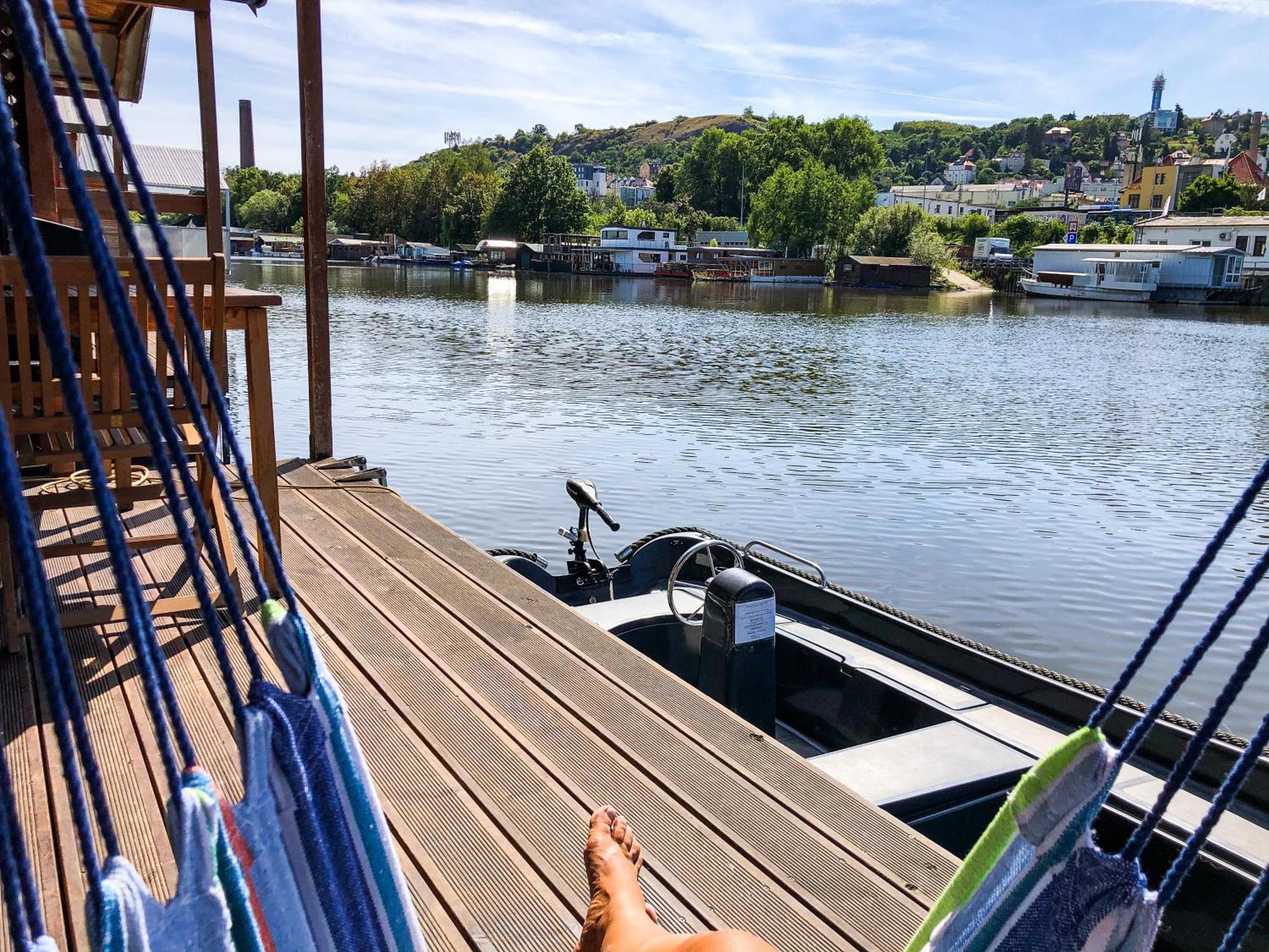 Hotel Houseboat Benjamin - Houseboats Benjamin & Franklin Praga Exterior foto